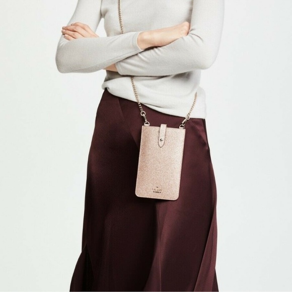 Kate Spade Scarlet Red saffiano leather Crossbody | Phone Wallet Crossbody EUC - Picture 5 of 6